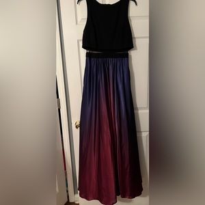 Ombré formal dress